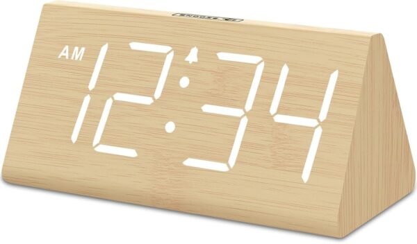 DreamSky Wooden Digital Alarm Clocks
