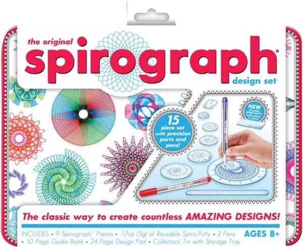 Spirograph Design Set Collectors Tin